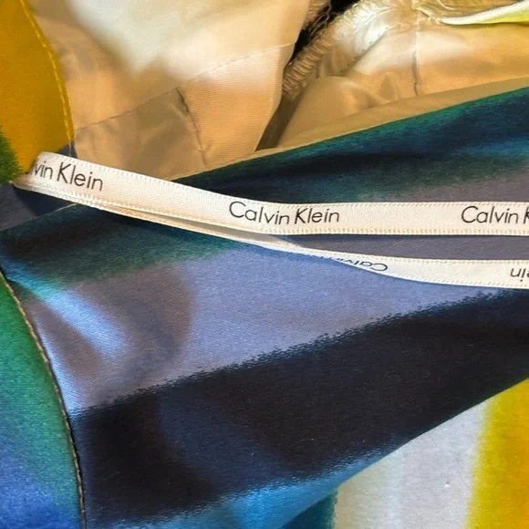 Calvin Klein Multicolor Striped Midi Dress size 2. - Picture 8 of 9